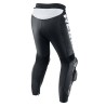 SPODNIE MOTOCYKLOWE SKÓRZANE REBELHORN REBEL BLACK WHITE 56