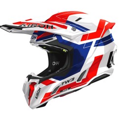 KASK MOTOCYKLOWY AIROH TWIST 3 DYNASTY BLUE RED GLOSS L