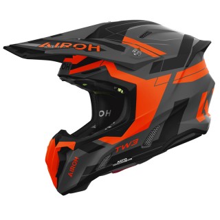 KASK MOTOCYKLOWY AIROH TWIST 3 DYNASTY ORANGE MATT XL