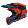 KASK MOTOCYKLOWY AIROH TWIST 3 FANCY BLUE ORANGE GLOSS XL