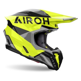 KASK MOTOCYKLOWY AIROH TWIST 3 KING YELLOW GLOSS S