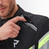 KURTKA MOTOCYKLOWA TEKSTYLNA REBELHORN SPARK BLACK GREY FLUO YELLOW S