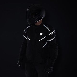 KURTKA MOTOCYKLOWA TEKSTYLNA REBELHORN SPARK BLACK 3XL