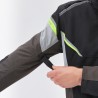KURTKA MOTOCYKLOWA TEKSTYLNA REBELHORN SPARK BLACK GREY FLUO YELLOW S