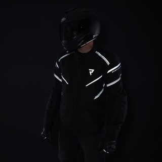 KURTKA MOTOCYKLOWA TEKSTYLNA REBELHORN SPARK BLACK GREY FLUO YELLOW S