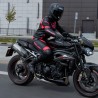 SPODNIE MOTOCYKLOWE SKÓRZANE DAMSKIE REBELHORN REBEL PINK BLACK W40