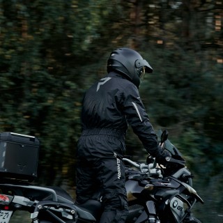 KOMBINEZON PRZECIWDESZCZOWY REBELHORN TRAVEL BLACK XS