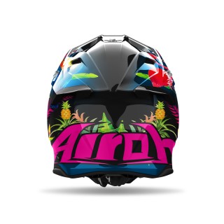 KASK MOTOCYKLOWY AIROH TWIST 3 AMAZONIA GLOSS S