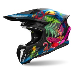 KASK MOTOCYKLOWY AIROH TWIST 3 AMAZONIA GLOSS M