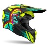 KASK MOTOCYKLOWY AIROH WRAAAP CYBER YELLOW MATT L
