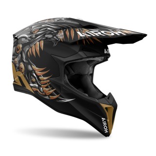 KASK MOTOCYKLOWY AIROH WRAAAP CYBORG MATT L