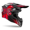 KASK MOTOCYKLOWY AIROH WRAAAP CYBER RED MATT L