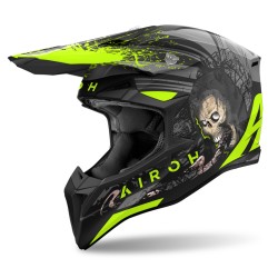 KASK MOTOCYKLOWY AIROH WRAAAP DARKNESS MATT XS