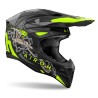 KASK MOTOCYKLOWY AIROH WRAAAP DARKNESS MATT L