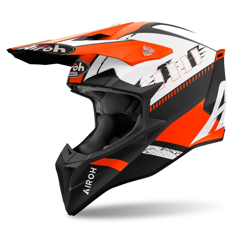 KASK MOTOCYKLOWY AIROH WRAAAP FEEL ORANGE MATT L