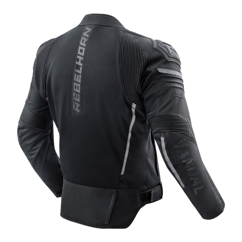 KURTKA MOTOCYKLOWA TEKSTYLNA REBELHORN VANDAL MESH BLACK XL