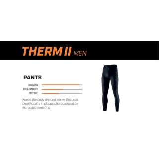 SPODNIE TERMOAKTYWNE REBELHORN THERM 2 BLACK GREY XL/XXL