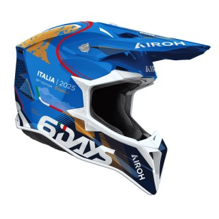 KASK MOTOCYKLOWY AIROH WRAAAP 6DAYS ITALY 2025 GLOSS L