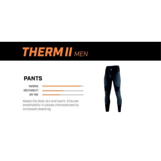 SPODNIE TERMOAKTYWNE REBELHORN THERM 2 BLACK BLUE XL/XXL