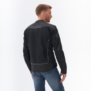 KURTKA MOTOCYKLOWA TEKSTYLNA REBELHORN WAVE BLACK 7XL