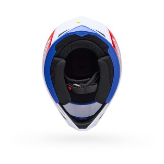 KASK MOTOCYKLOWY BELL MX-10 MIPS DYNO RED WHITE S
