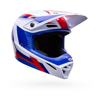 KASK MOTOCYKLOWY BELL MX-10 MIPS DYNO RED WHITE M