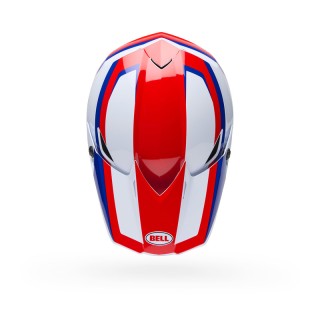 KASK MOTOCYKLOWY BELL MX-10 MIPS DYNO RED WHITE M