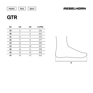 BUTY MOTOCYKLOWE REBELHORN GTR BLACK 44