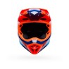 KASK MOTOCYKLOWY BELL MX-10 MIPS WAVE ORANGE BLUE L