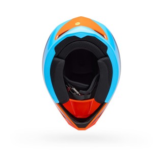KASK MOTOCYKLOWY BELL MX-10 MIPS WAVE ORANGE BLUE L