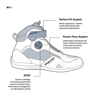 BUTY MOTOCYKLOWE REBELHORN SPARK 2 BLACK 42