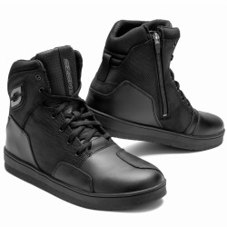 BUTY MOTOCYKLOWE OZONE SPIN BLACK BLACK SOLE 36