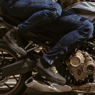 BUTY MOTOCYKLOWE OZONE TOWN BLACK FLUO YELLOW 43