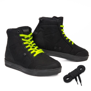 BUTY MOTOCYKLOWE OZONE TOWN BLACK FLUO YELLOW 40