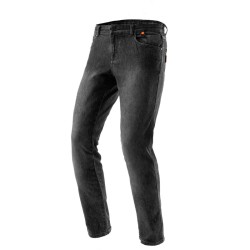 JEANSY MOTOCYKLOWE REBELHORN BRONCO WASHED BLACK MONOLAYER 42/34