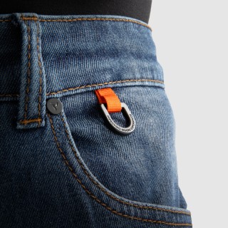 JEANSY MOTOCYKLOWE REBELHORN BRONCO WASHED BLUE MONOLAYER 28/34