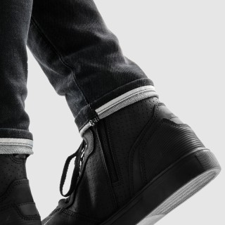 JEANSY MOTOCYKLOWE DAMSKIE REBELHORN BRONCO WASHED BLACK MONOLAYER 42/30