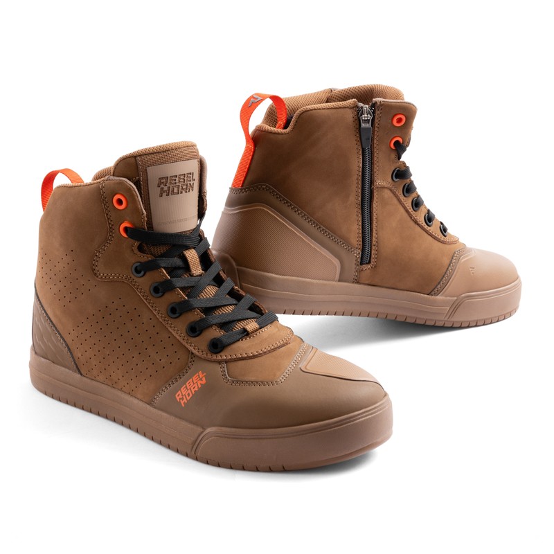BUTY MOTOCYKLOWE REBELHORN SPIKE BROWN 46
