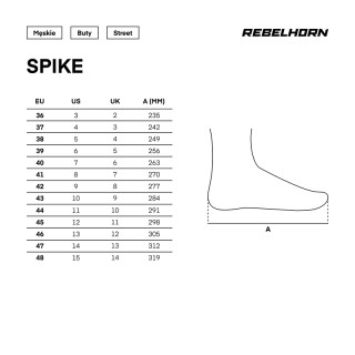 BUTY MOTOCYKLOWE REBELHORN SPIKE BROWN 47