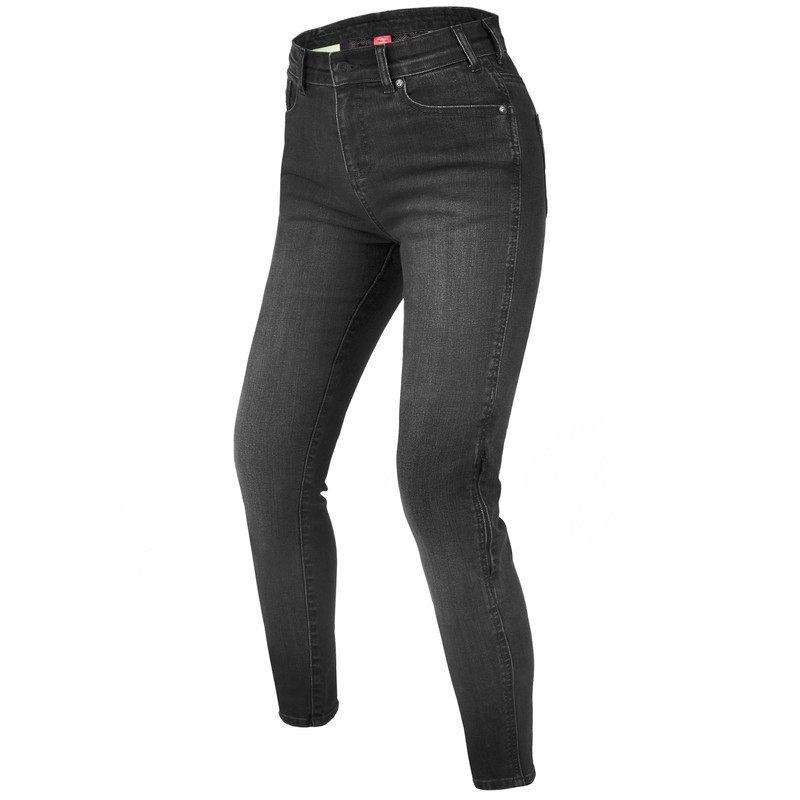 JEANSY MOTOCYKLOWE DAMSKIE REBELHORN CLASSIC 3 SLIM FIT WASHED BLACK 26/30