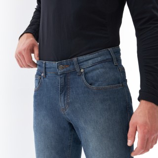 JEANSY MOTOCYKLOWE REBELHORN NOMAD TAPERED FIT WASHED BLUE 40/34