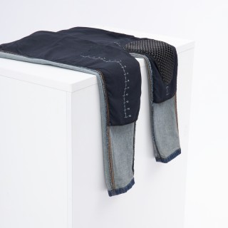 JEANSY MOTOCYKLOWE REBELHORN NOMAD TAPERED FIT WASHED BLUE 38/34