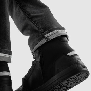 JEANSY MOTOCYKLOWE REBELHORN REVOLT BLACK MONOLAYER 30/34