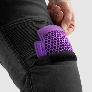 JEANSY MOTOCYKLOWE REBELHORN REVOLT BLACK MONOLAYER 38/34