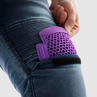 JEANSY MOTOCYKLOWE REBELHORN REVOLT WASHED BLUE MONOLAYER 38/32