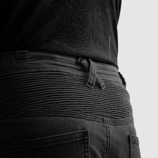 JEANSY MOTOCYKLOWE REBELHORN REVOLT BLACK MONOLAYER 36/32