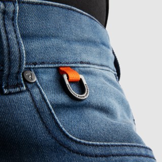 JEANSY MOTOCYKLOWE REBELHORN REVOLT WASHED BLUE MONOLAYER 42/34