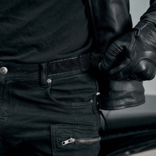 JEANSY MOTOCYKLOWE REBELHORN URBAN 3 WASHED BLACK 28/34