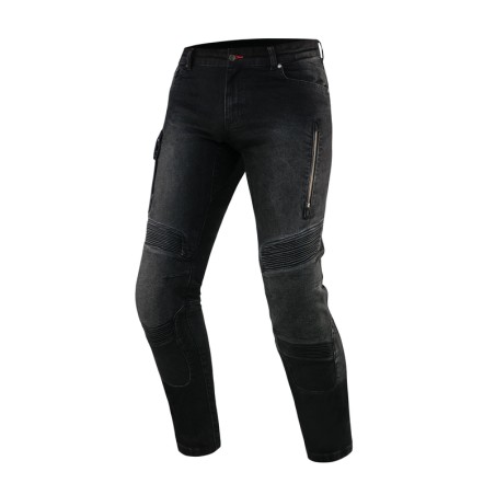 JEANSY MOTOCYKLOWE REBELHORN VANDAL DENIM BLACK 38/32