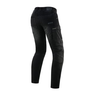 JEANSY MOTOCYKLOWE REBELHORN VANDAL DENIM BLACK 34/32